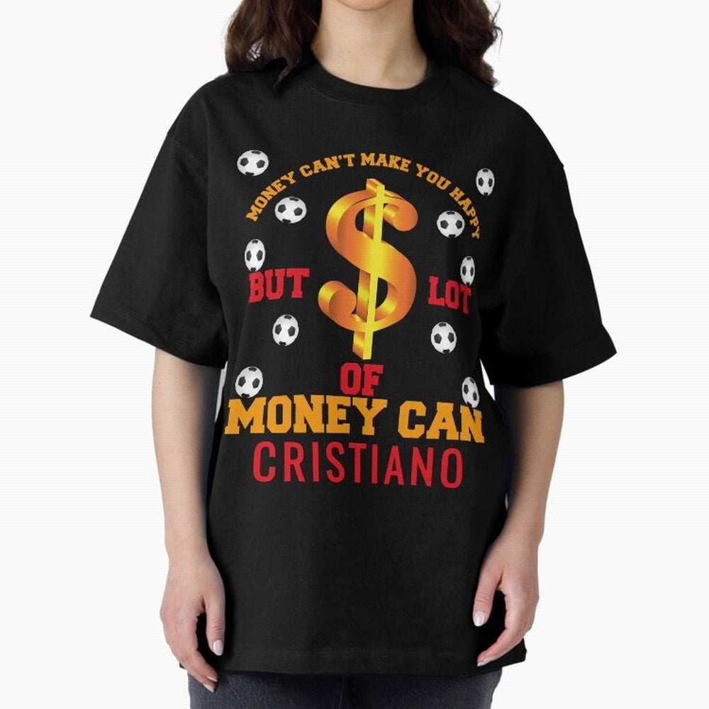 Cristiano Ronaldo al nassr Oversized T-Shirt Represent the Passion of FIFA World Cup 2026 USA Canada Mexico Spirit, Highlighting Netherlands, Haaland and Mbappe, Goal Celebration Energy, Supporter Heritage, Football Icons and Worldwide Tournament