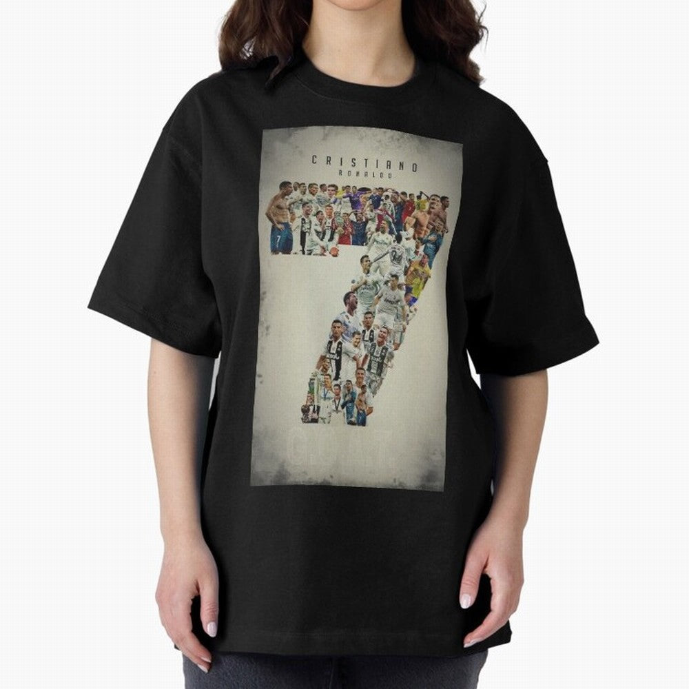 Cristiano Ronaldo Oversized T-Shirt Follow the Road to FIFA World Cup 2026 Group Stage Centered on Mbappe, England, France and Netherlands Energy, Tournament Hype, Historic Matchups, Family Viewing Parties and Global Sports Pride; Built for