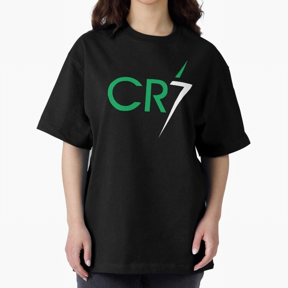 Cristiano Ronaldo CR7 Soccer Football Portugal Champion Oversized T-Shirt Bring Home FIFA World Cup 2026 Group Stage for Fans of Haaland and Argentina and Brazil, Bringing Sports Nostalgia, International Competition, Famous Players and
