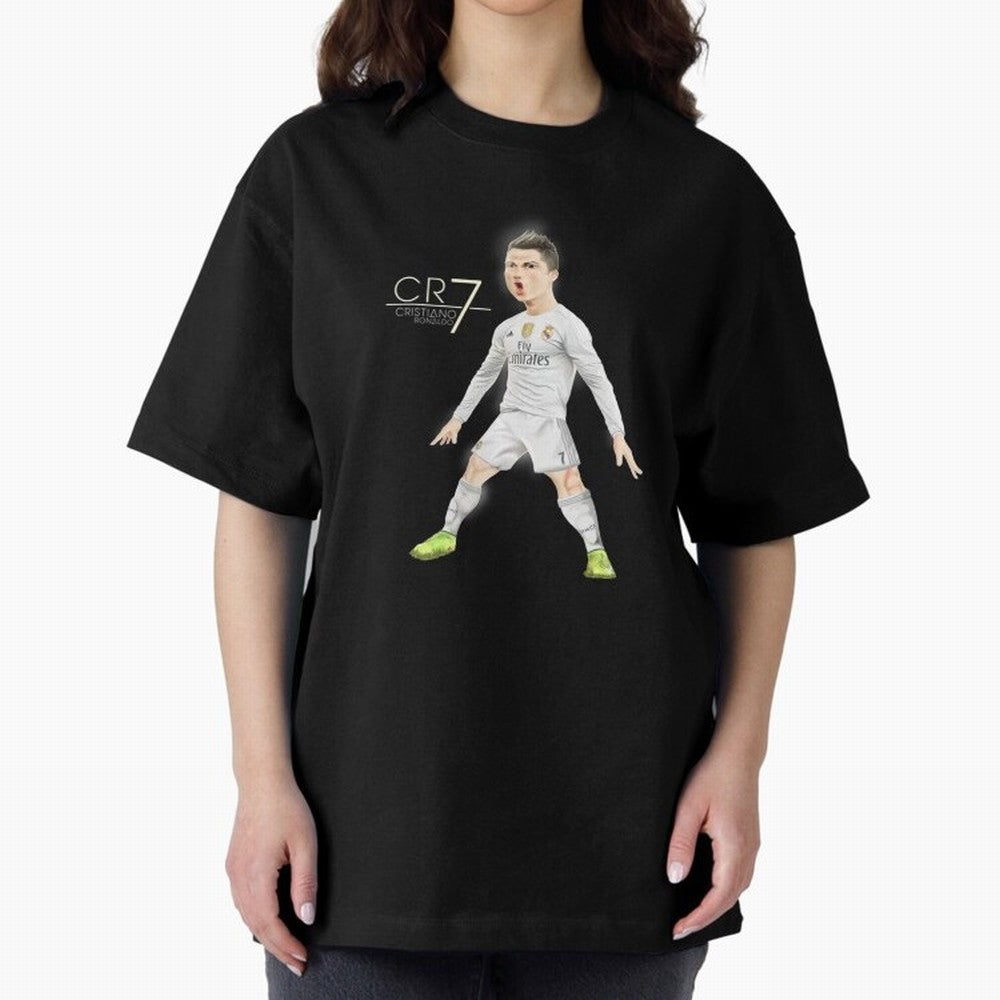 CR7 Oversized T-Shirt Live the Energy of the FIFA World Cup 2026 USA Canada Mexico Journey through Messi and Cristiano Ronaldo Highlights, Netherlands Pride, Supporter Pride, Iconic Celebrations, Legendary Names and Global Match Day Energy; Ideal