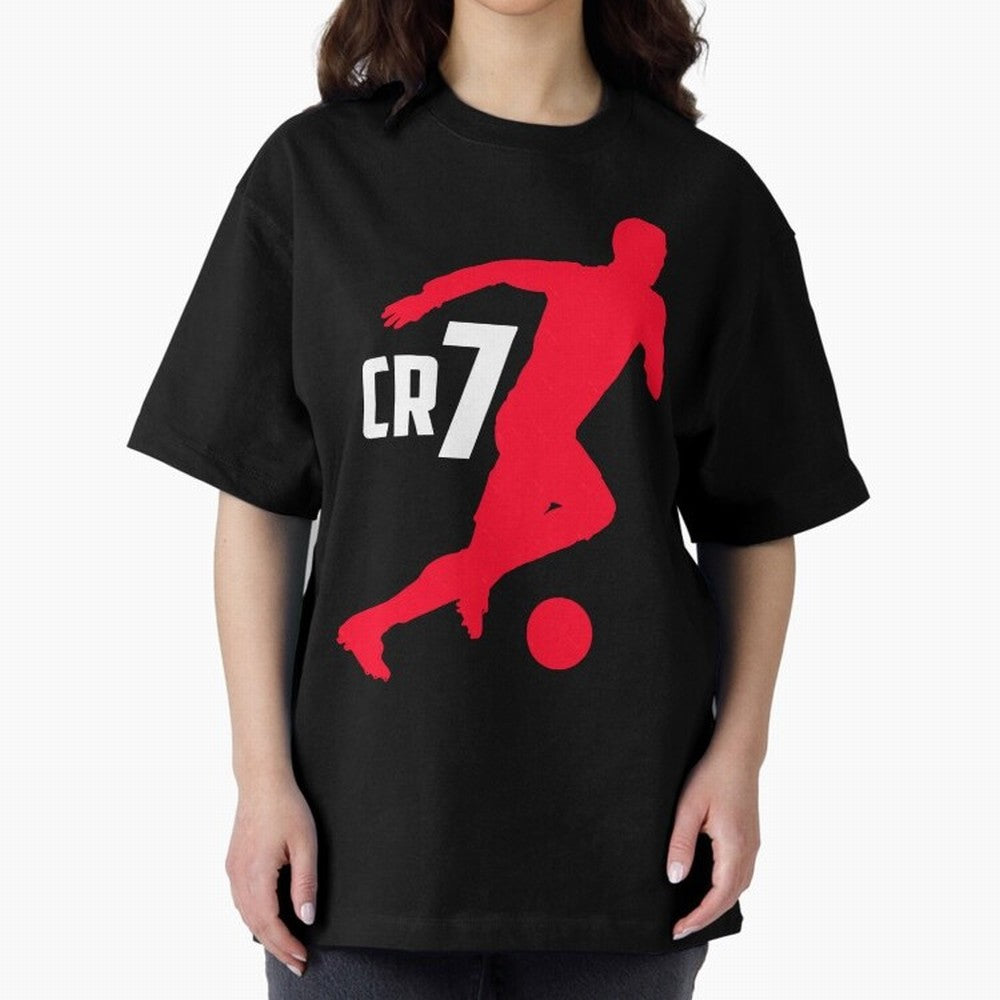 Cristiano Ronaldo Oversized T-Shirt Celebrate Rivalries and Pride in Match Day Hype around FIFA World Cup 2026, Haaland, Spain and Netherlands, Football Passion, Legendary Performances, Festival Vibes and Supporter Community; Made for Collectors