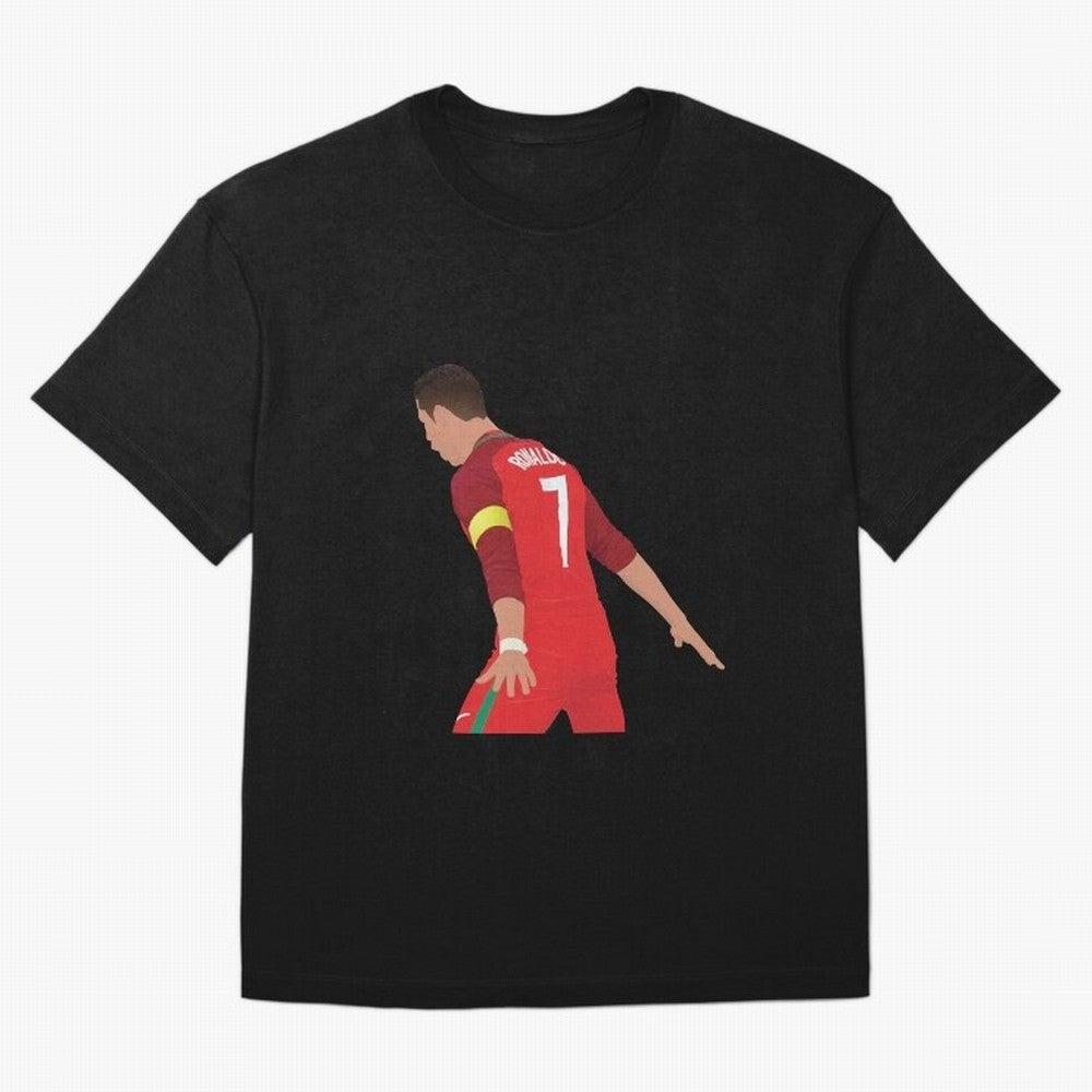 Cristiano Ronaldo - Portugal Oversized T-Shirt Celebrate Soccer Greatness during FIFA World Cup 2026 Featuring Neymar, Brazil, Portugal and Argentina Energy, Global Supporter Spirit, Legendary Goals, National Colors and Tournament Celebration; Made