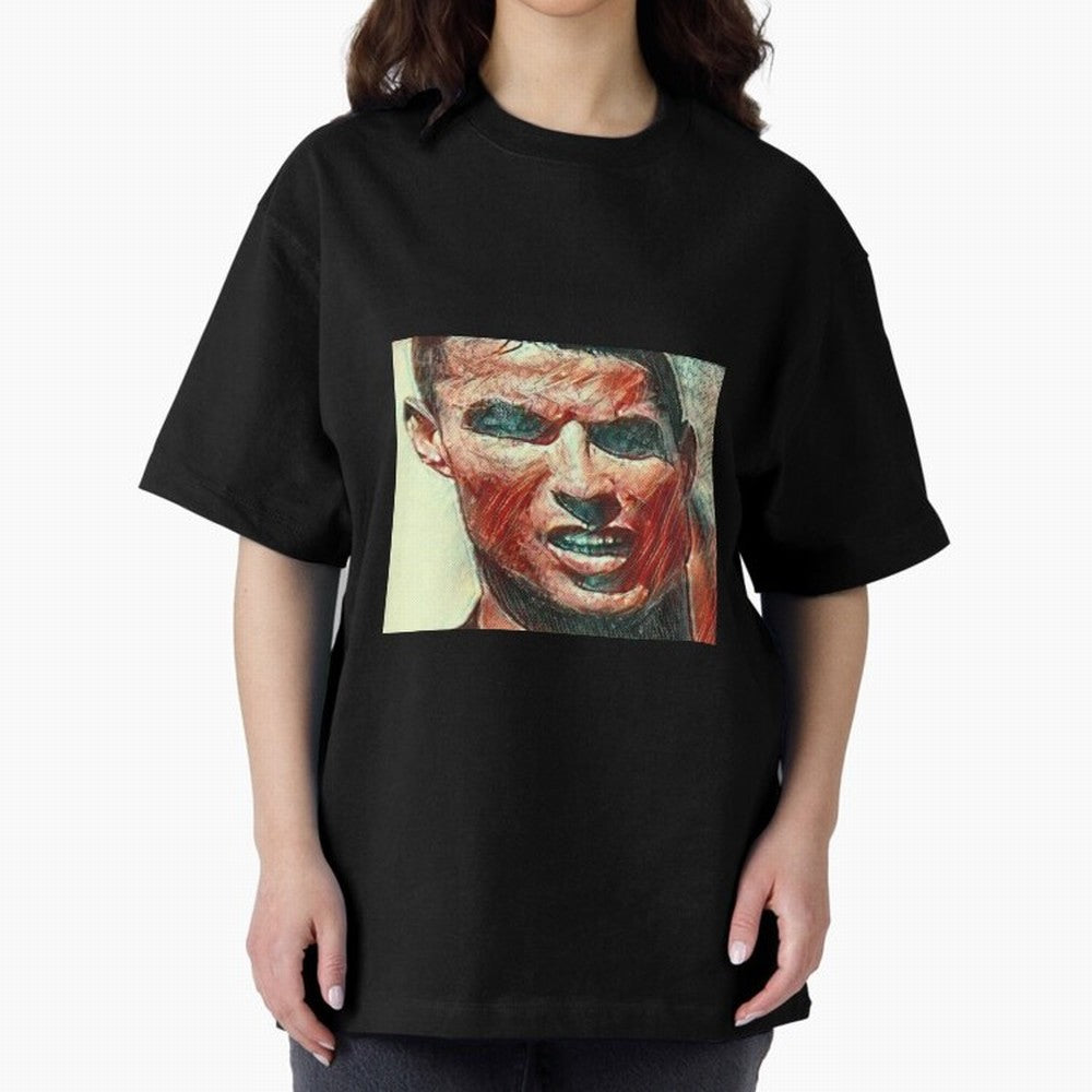 Ronaldo Oversized T-Shirt Bring Champion Energy into FIFA World Cup 2026 USA Canada Mexico Spirit, Driven by Brazil, CR7 and Messi, Global Supporter Spirit, Legendary Goals, National Colors and Tournament Celebration; Ideal for Passionate Fans Who
