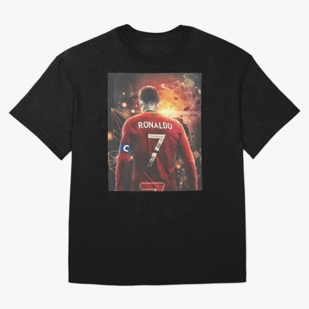 Cristiano Ronaldo Art iPad Case _amp_ Skin Oversized T-Shirt Relive the Noise and Pride of the FIFA World Cup 2026 Journey through Messi, Neymar and Mbappe Highlights, England, France and Netherlands Pride, Vintage Soccer Flavor, Modern Football