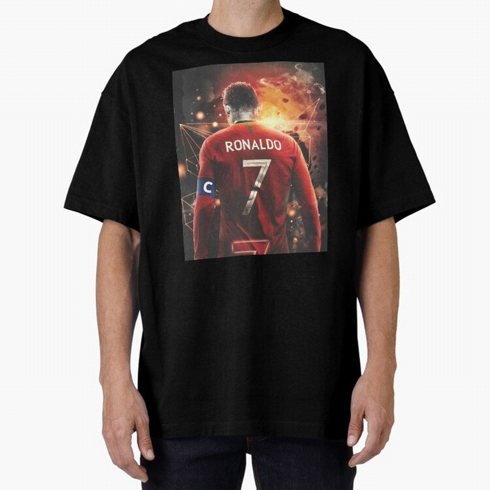 Cristiano Ronaldo Art iPad Case _amp_ Skin Oversized T-Shirt Relive the Noise and Pride of the FIFA World Cup 2026 Journey through Messi, Neymar and Mbappe Highlights, England, France and Netherlands Pride, Vintage Soccer Flavor, Modern Football