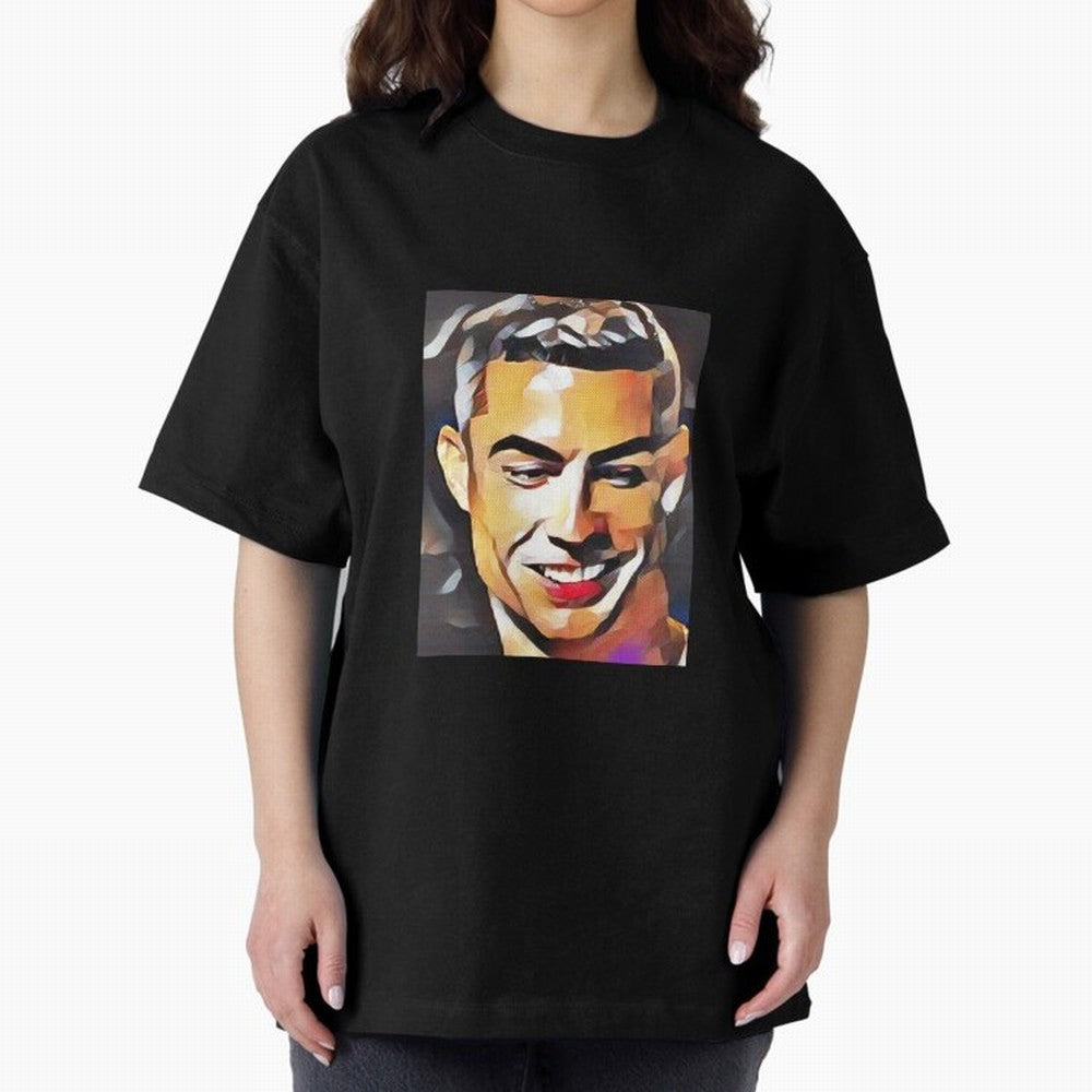 Cristiano Ronaldo Oversized T-Shirt Fuel Your Fan Pride for FIFA World Cup 2026 Group Stage Built around Messi, Netherlands Energy, Football Passion, Legendary Performances, Festival Vibes and Supporter Community; Perfect for Fans, Collectors,