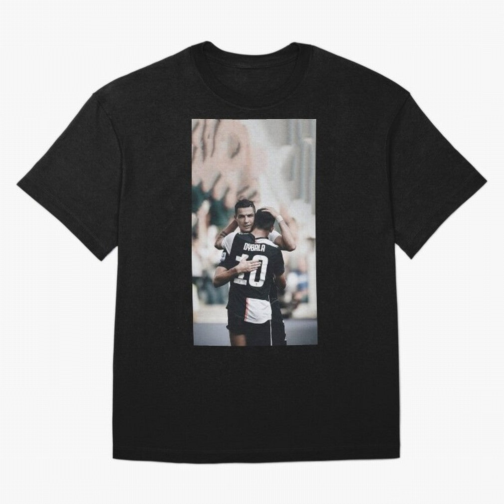 ronaldo with dybala Oversized T-Shirt Show Passion for the Stars of FIFA World Cup 2026 for Fans of Messi and Cristiano Ronaldo and Brazil, Portugal and Argentina, Bringing Football Festival Excitement, Trophy Ambitions, Country Rivalries and Star