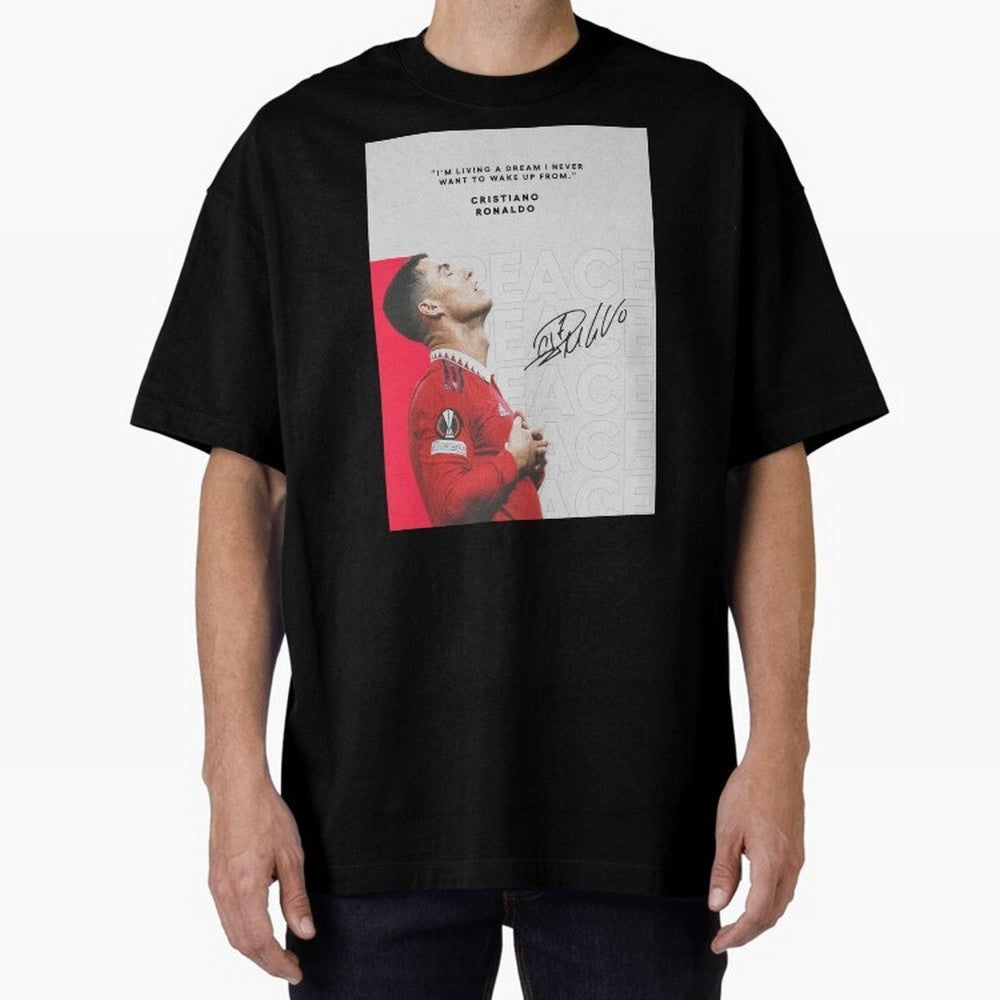 PEACE OF MIND Oversized T-Shirt Share FIFA World Cup 2026 Group Stage for Fans of Messi, Neymar and Mbappe and France, Bringing Championship Spirit, Famous Goals, Roaring Crowds and International Football Unity; Made for Die Hard Supporters, Soccer