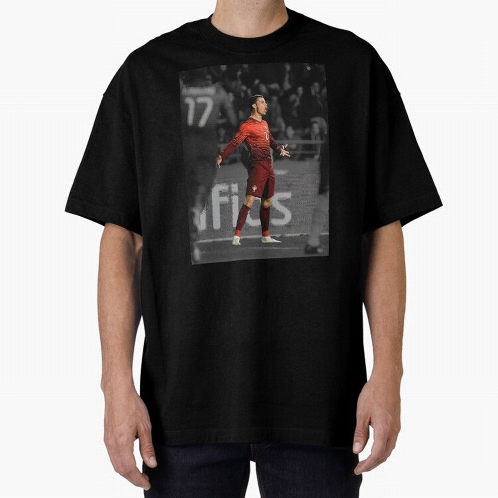 Cristiano Ronaldo Siuuuuuu,Ronaldo Gifts, Ronaldo Best Selling , Ronaldo Top Items Oversized T-Shirt Back Your Heroes with Global Football Passion for FIFA World Cup 2026 USA Canada Mexico, Driven by Messi, CR7 and Mbappe, Netherlands, Champion