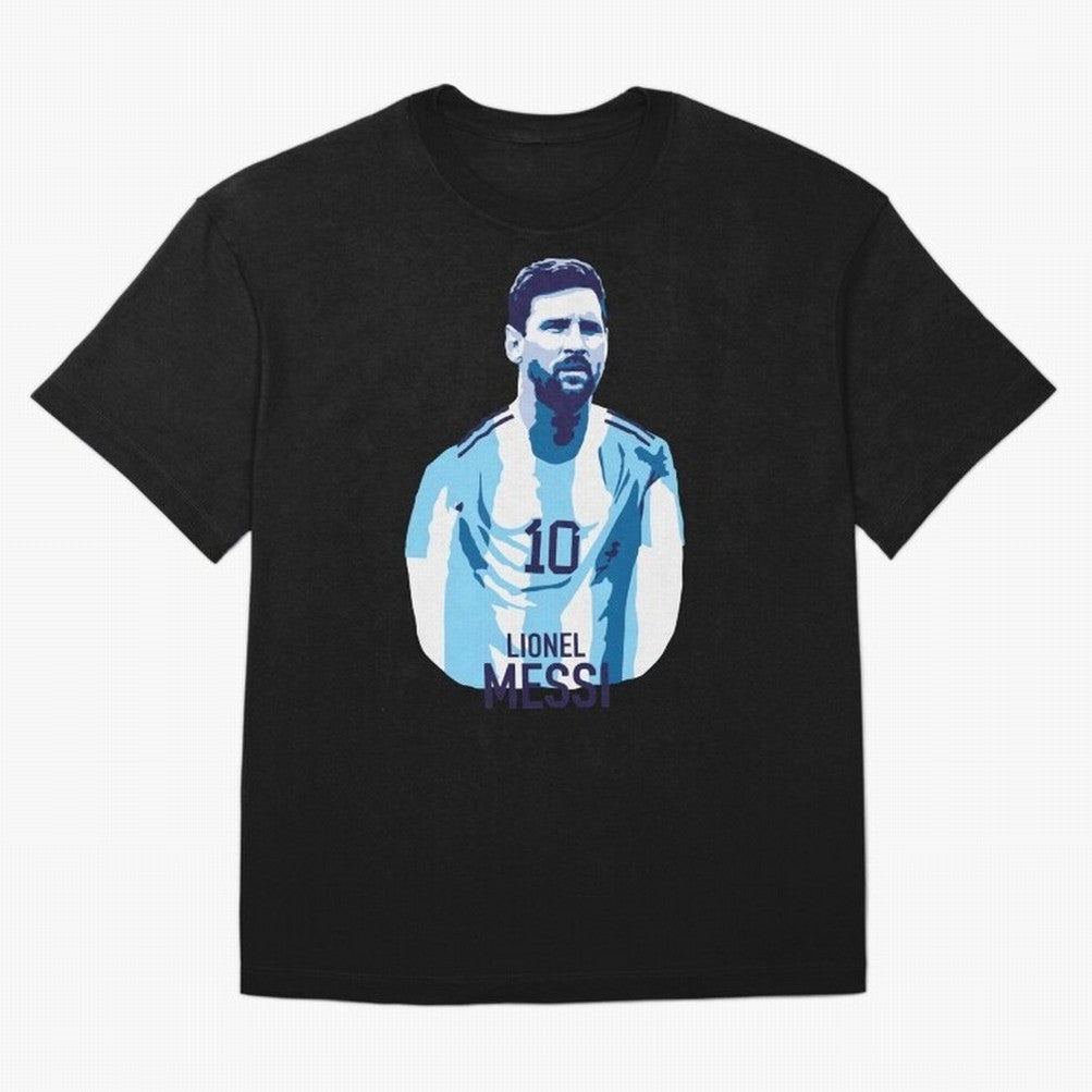 Messi Oversized T-Shirt Support Iconic Players in Match Day Hype around FIFA World Cup 2026 Group Stage, Mbappe, Argentina, Classic Soccer Heritage, Championship Pressure, Fan Loyalty and International Pride; Perfect for Supporters Who Want Bold