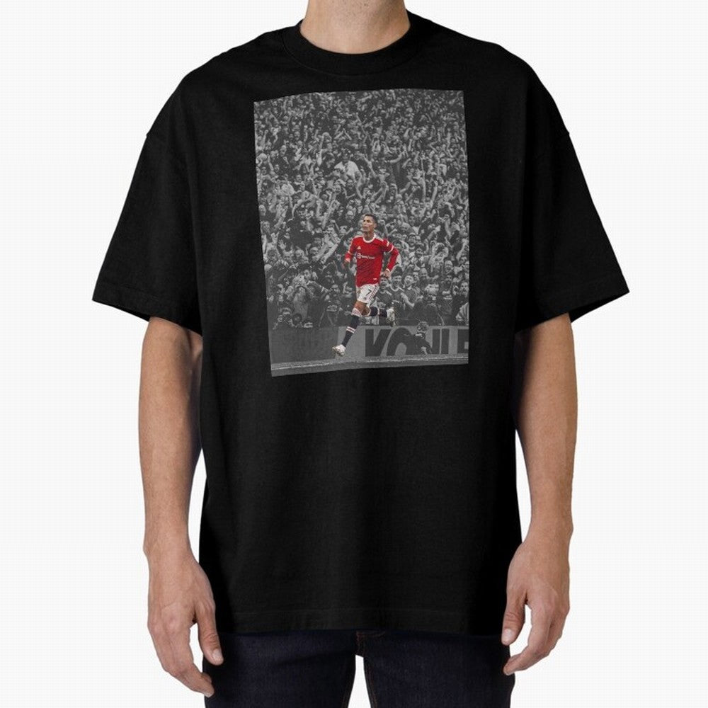 Ronaldo Cr7 Highlights Moment Manchester,Ronaldo Gifts,Ronaldo Cover,Ronaldo Prints Oversized T-Shirt Keep the Legacy of FIFA World Cup 2026 USA Canada Mexico Spirit, with England, Mbappe, Football Passion, Legendary Performances, Festival Vibes