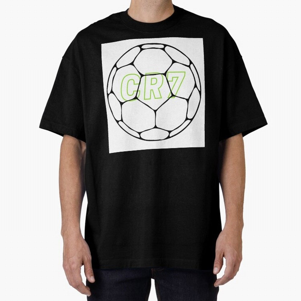 Cristiano Ronaldo ( CR7 ) Oversized T-Shirt Remember Match Day Hype around FIFA World Cup 2026 Group Stage, Mbappe, Brazil, Vintage Soccer Flavor, Modern Football Stars, National Flags and Final Night Emotion; Ideal for Football Dads, Football