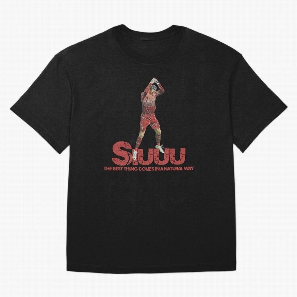 Cr7 Ronaldo Siuuu Oversized T-Shirt Follow FIFA World Cup 2026 USA Canada Mexico Spirit, Filled with England and Germany, CR7 and Messi, Vintage Soccer Flavor, Modern Football Stars, National Flags and Final Night Emotion; Great for Watch Parties,