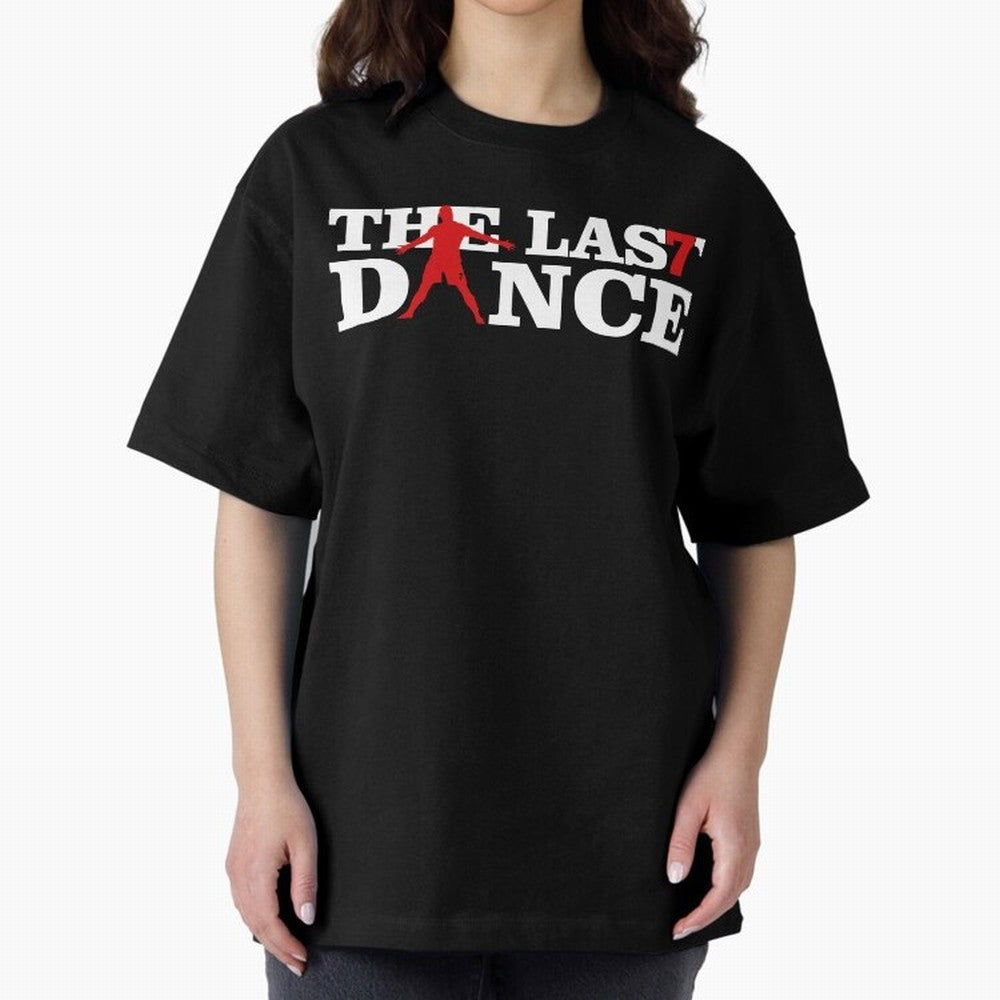Cr7 The Last Dance Oversized T-Shirt Honor the Football Icons of FIFA World Cup 2026 Group Stage Spirit, Highlighting France and Portugal, Messi, CR7 and Mbappe, Classic Soccer Heritage, Championship Pressure, Fan Loyalty and International Pride;