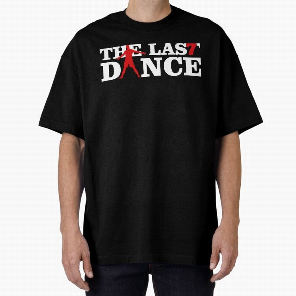 Cr7 The Last Dance Oversized T-Shirt Honor the Football Icons of FIFA World Cup 2026 Group Stage Spirit, Highlighting France and Portugal, Messi, CR7 and Mbappe, Classic Soccer Heritage, Championship Pressure, Fan Loyalty and International Pride;