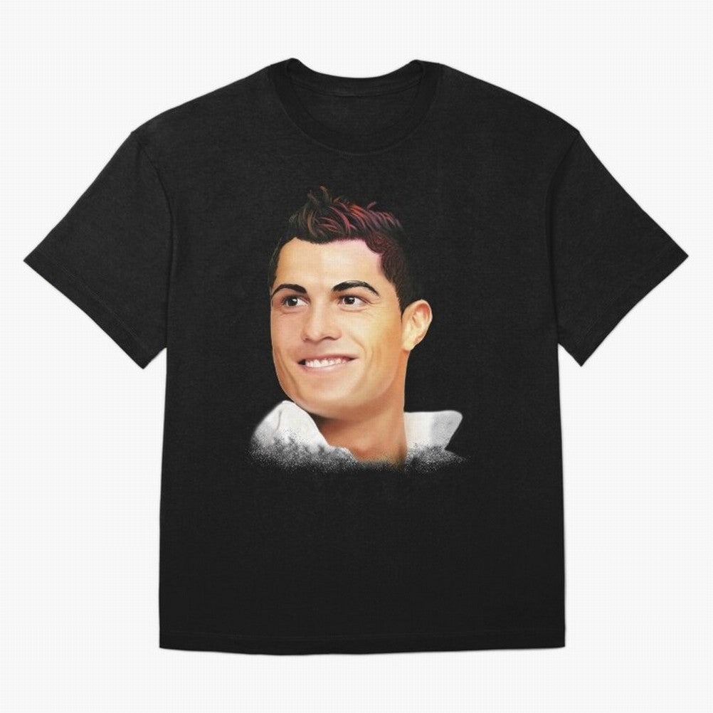 Cristiano Ronaldo CR7 | Digital Painting Oversized T-Shirt Make Game Day About FIFA World Cup 2026 Group Stage Spirit, Made for France, Messi, Game Day Rituals, Football Legends, Country Pride and the Road to the Final; Perfect for People Who Love