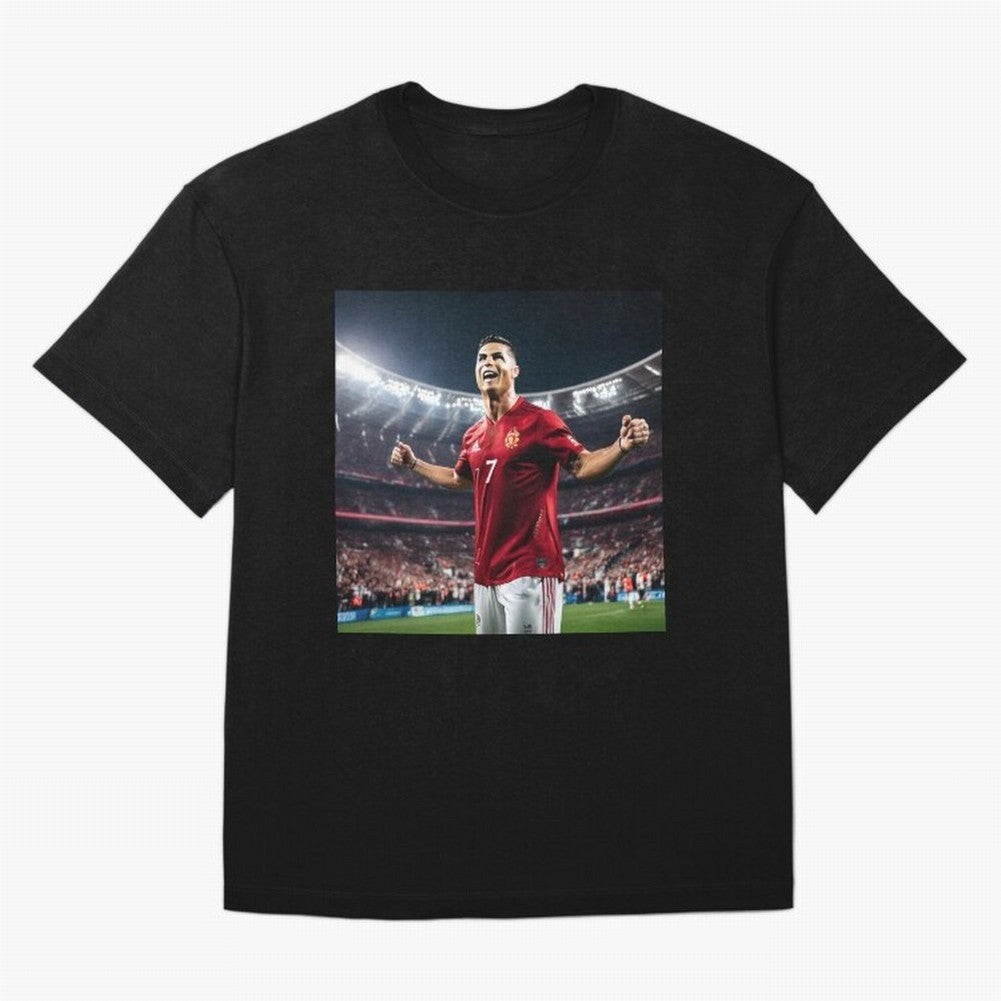 cristiano ronaldo celebrates goal Oversized T-Shirt Bring Champion Energy into Global Football Passion for FIFA World Cup 2026 Group Stage, Centered on CR7, Netherlands, Global Supporter Spirit, Legendary Goals, National Colors and Tournament