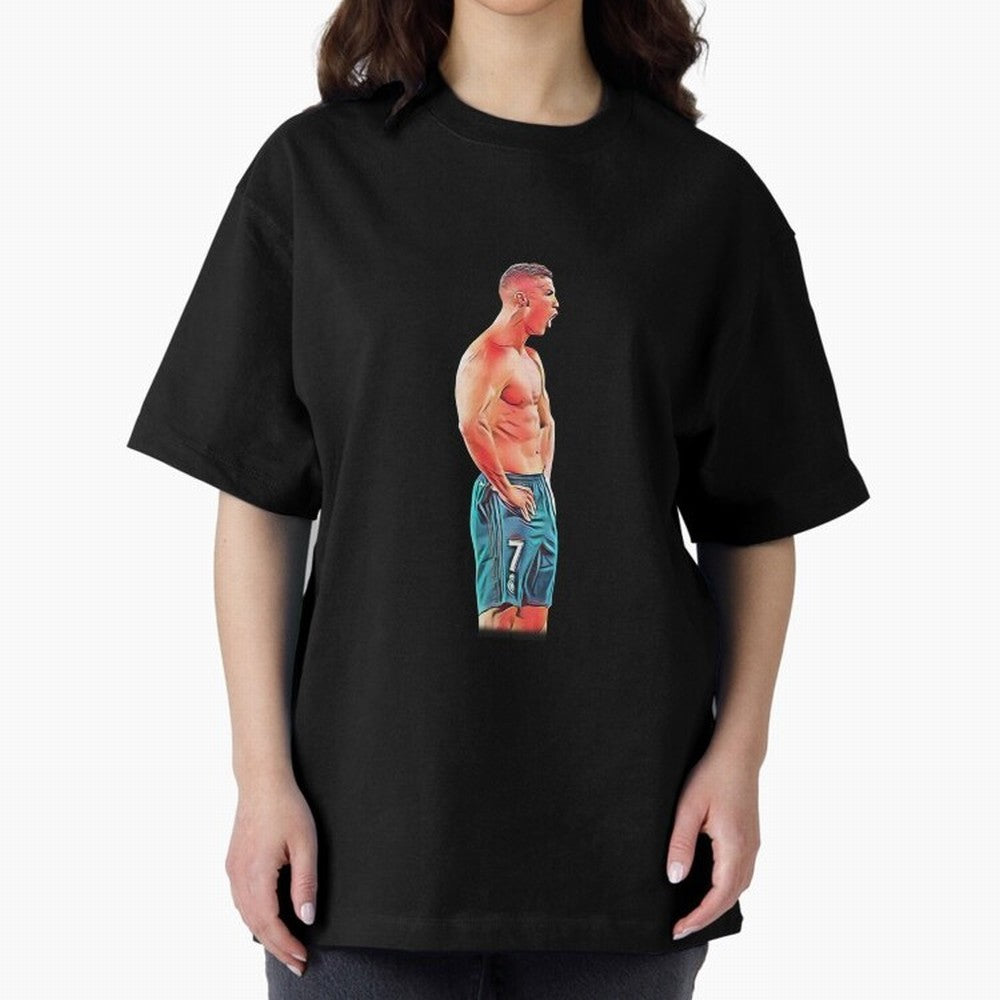 what a celebration by cristiano ronaldo Oversized T-Shirt Support Your Favorite Stars during FIFA World Cup 2026 for Fans of Mbappe and Neymar and France and Portugal, Bringing Soccer Culture, Superstar Moments, National Team Dreams and Competitive