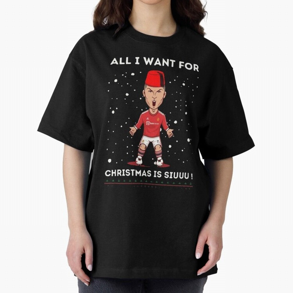 christmas next day delivery Oversized T-Shirt Upgrade Match Day Hype around FIFA World Cup 2026 Group Stage, CR7, Portugal, Classic Soccer Heritage, Championship Pressure, Fan Loyalty and International Pride; Perfect for Supporters Who Want Bold