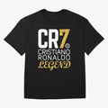 CR7 legend gold Oversized T-Shirt Honor Football Greatness during FIFA World Cup 2026 Spirit, Made for France, Mbappe, Goal Celebration Energy, Supporter Heritage, Football Icons and Worldwide Tournament Joy; Ideal for Fans Who Follow Messi,