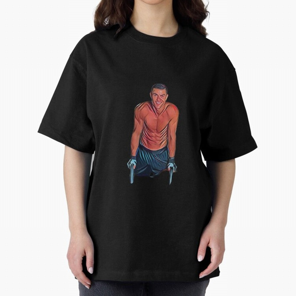 nice smile from cris Oversized T-Shirt Show Your Stadium Side during Global Football Passion for FIFA World Cup 2026 Group Stage, Connected to Messi, Neymar and Mbappe, Argentina, France and Brazil, Match Day Excitement, Supporter Culture, Golden