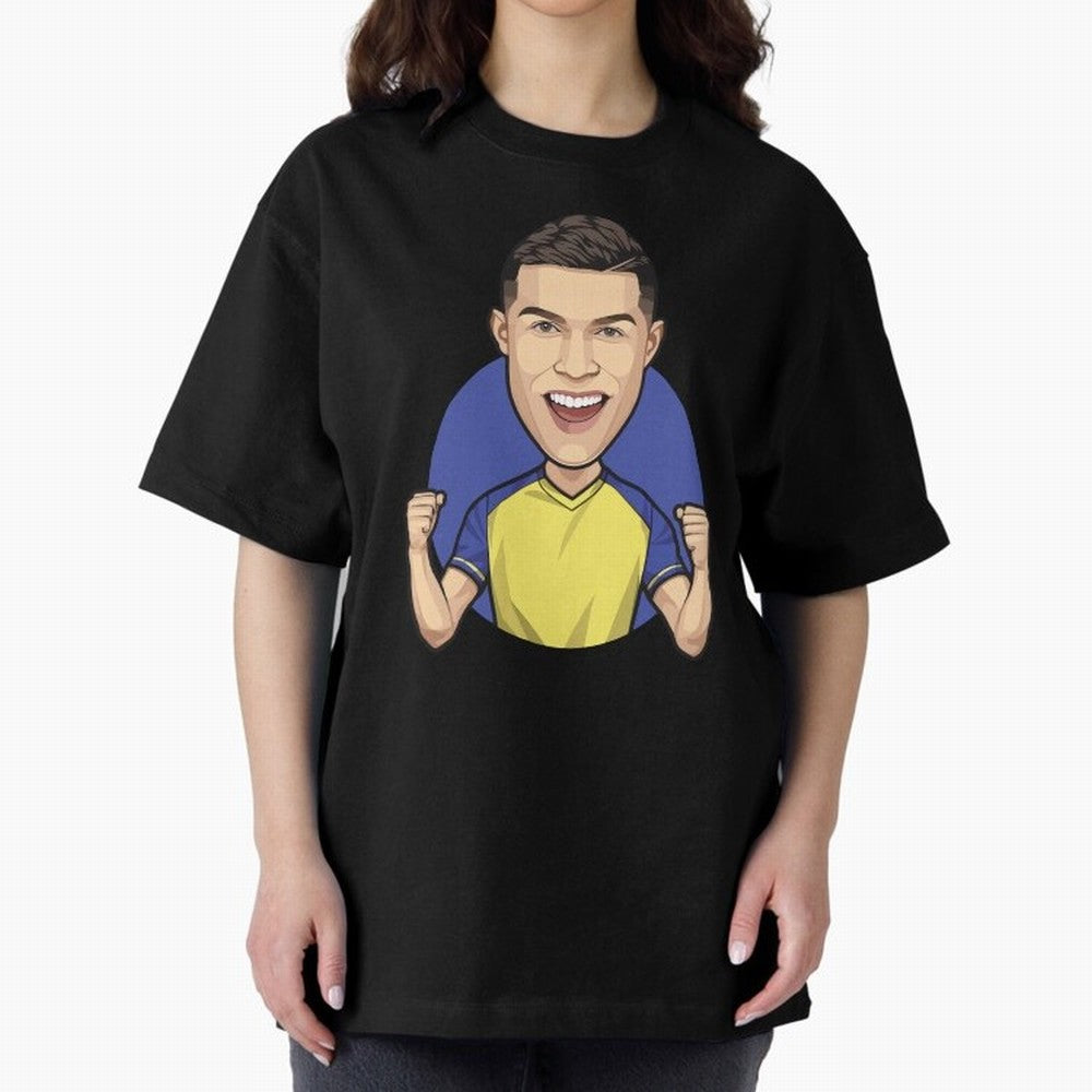 Ronaldo Al-Nassr 2022 Oversized T-Shirt Fuel FIFA World Cup 2026 for Fans of Neymar and Spain and Netherlands, Bringing Stadium Chants, National Pride, Trophy Dreams and Unforgettable Football Memories; Perfect for Fans, Collectors, Family