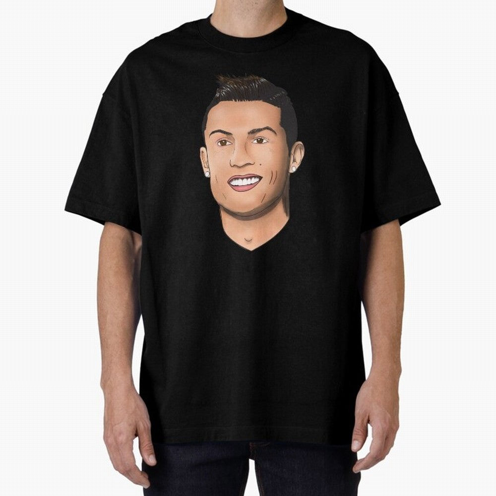 Cristiano Ronaldo Oversized T-Shirt Bring World Football Passion into FIFA World Cup 2026 Spirit, Capturing Portugal, Haaland, Football Passion, Legendary Performances, Festival Vibes and Supporter Community; Made for Die Hard Supporters, Soccer