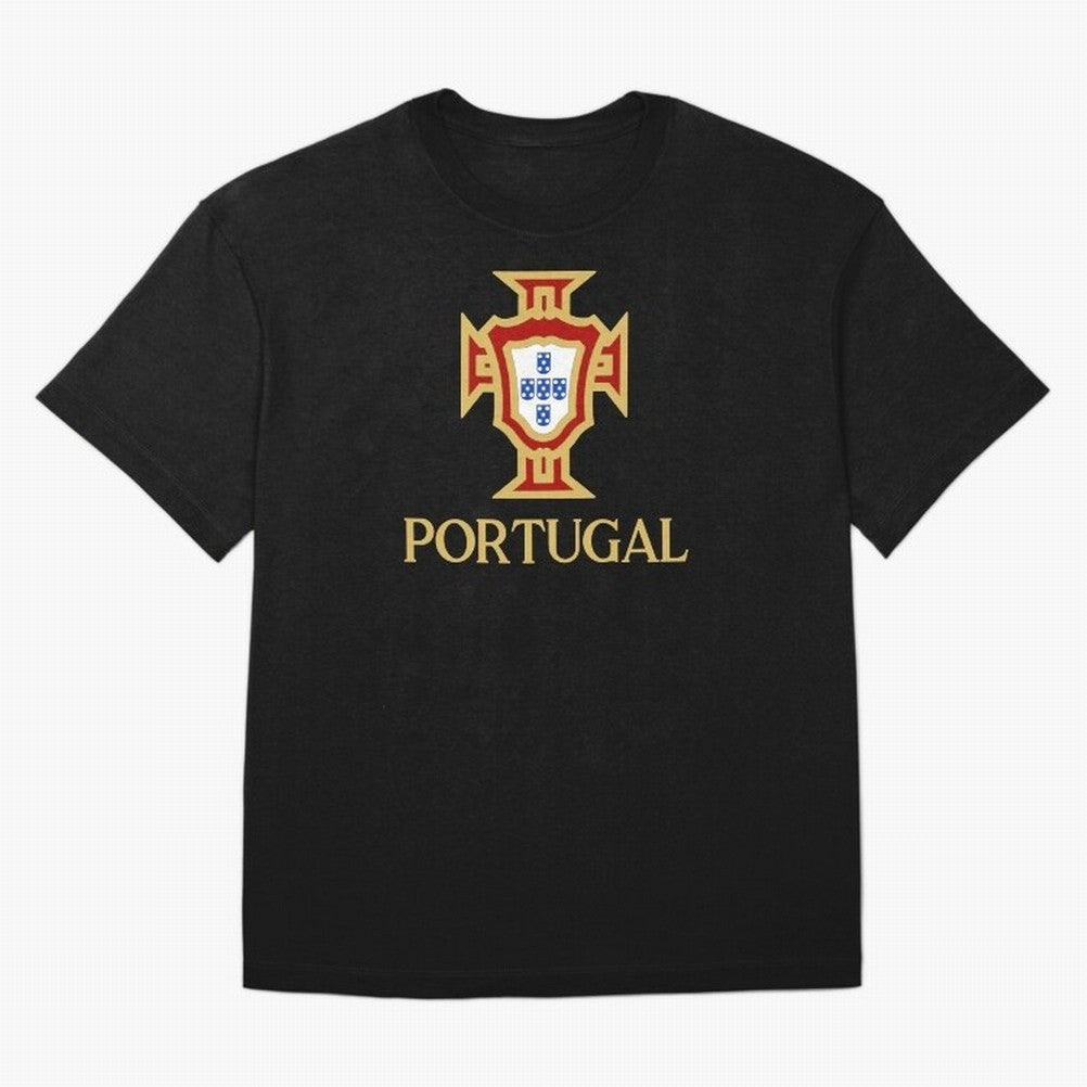 Portugal Gold Alt 3 Oversized T-Shirt Fuel FIFA World Cup 2026 USA Canada Mexico for Fans of Messi, Neymar and Mbappe and Argentina, France and Brazil, Bringing Stadium Memories, Football Loyalty, International Chants and Championship Tradition;