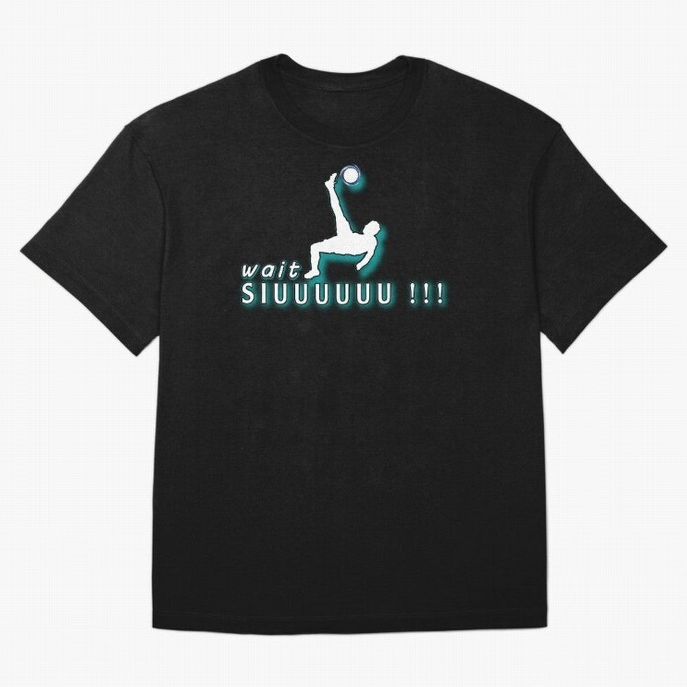 Wait siuuu CR7 goal Oversized T-Shirt Celebrate Unforgettable Nights in Global Football Passion for FIFA World Cup 2026 USA Canada Mexico, with CR7, Spain and Netherlands, Football Festival Excitement, Trophy Ambitions, Country Rivalries and Star