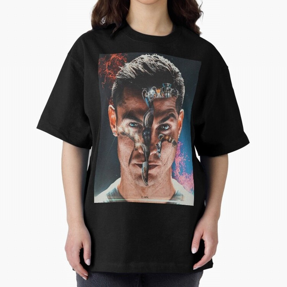CR7 Career Titles+Ballon (x5) Oversized T-Shirt Make the Season About FIFA World Cup 2026 USA Canada Mexico for Fans of Messi and Brazil, Bringing Championship Spirit, Famous Goals, Roaring Crowds and International Football Unity; Ideal for