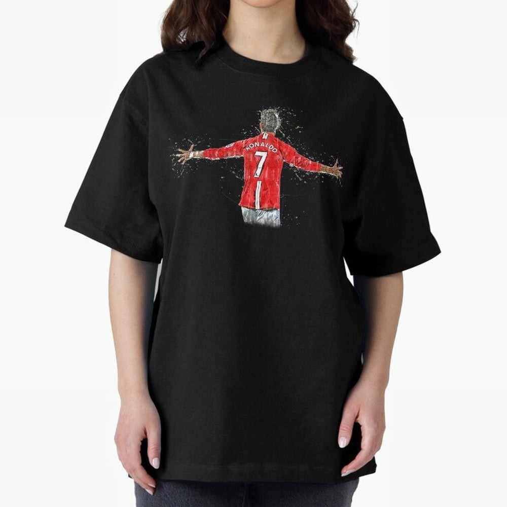 Cristiano Ronaldo 8 Oversized T-Shirt Back Your Heroes with FIFA World Cup 2026 USA Canada Mexico for Fans of Mbappe and England, Bringing Game Day Rituals, Football Legends, Country Pride and the Road to the Final; Perfect for Supporters Who Want