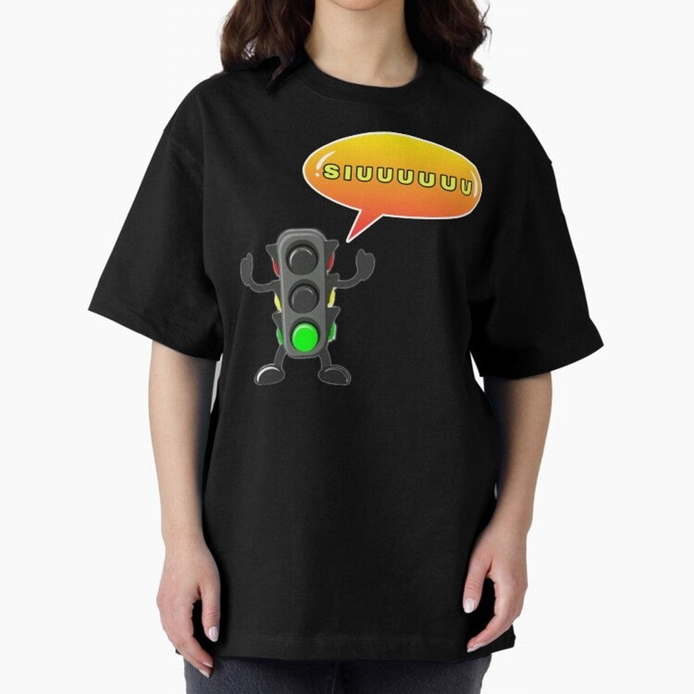 traffic light Siuuu Cristiano ronaldo goal Oversized T-Shirt Carry National Pride through FIFA World Cup 2026 USA Canada Mexico Spirit, Capturing Brazil, CR7, Championship Spirit, Famous Goals, Roaring Crowds and International Football Unity; Ideal