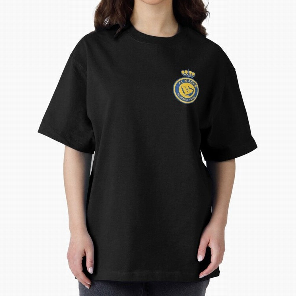 Al-Nassr Football Club Oversized T-Shirt Live for the Drama of Global Football Passion for FIFA World Cup 2026, Made for Neymar, Spain, Retro Football Energy, Iconic Rivalries, Trophy Chase Drama and Stadium Atmosphere; Great for Supporters Who