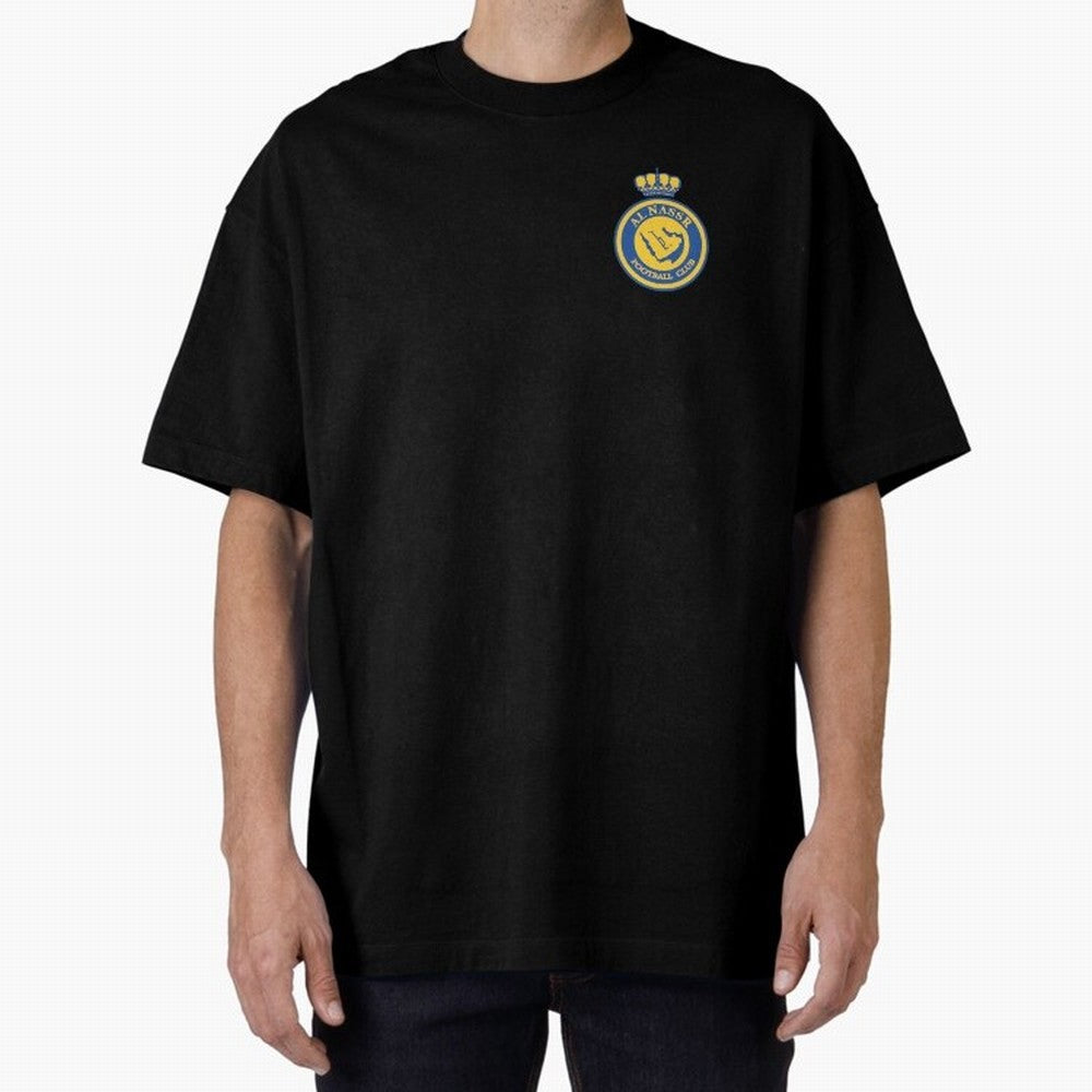 Al-Nassr Football Club Oversized T-Shirt Live for the Drama of Global Football Passion for FIFA World Cup 2026, Made for Neymar, Spain, Retro Football Energy, Iconic Rivalries, Trophy Chase Drama and Stadium Atmosphere; Great for Supporters Who