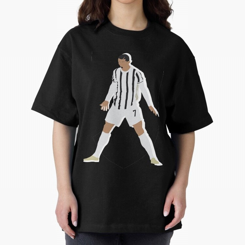 Cristiano Ronaldo 3 Oversized T-Shirt Cheer for the FIFA World Cup 2026 Journey through CR7 and Messi Highlights, Argentina Pride, Sports Nostalgia, International Competition, Famous Players and Unforgettable Victories; Perfect for People Who Love
