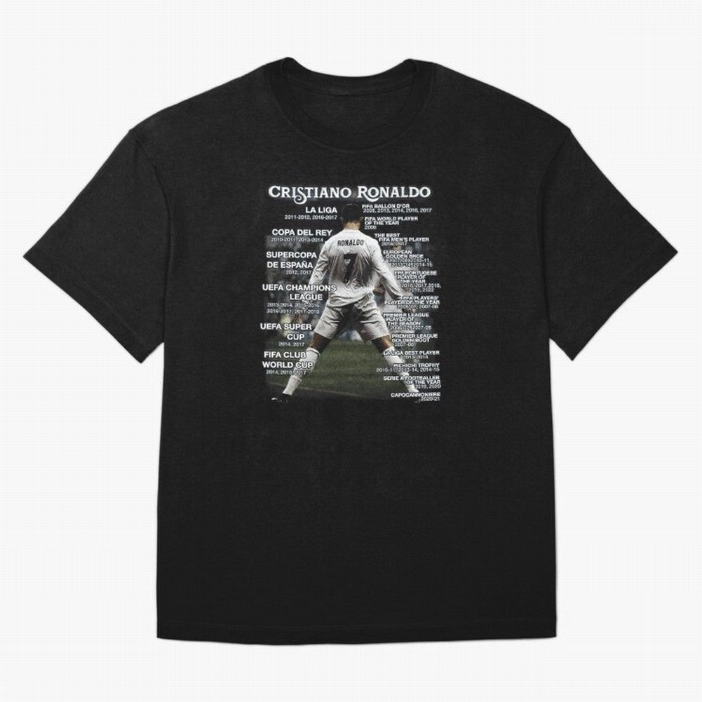 Cristiano Ronaldo Stats Oversized T-Shirt Remember Iconic Moments from Global Football Passion for FIFA World Cup 2026, Featuring Cristiano Ronaldo, Haaland and CR7, England, Stadium Chants, National Pride, Trophy Dreams and Unforgettable Football
