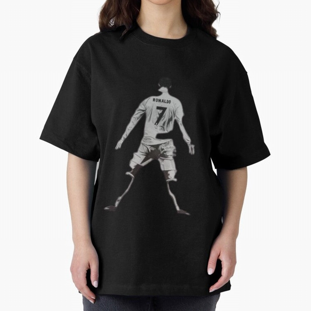 cristiano ronaldo Oversized T-Shirt Celebrate the Stars of FIFA World Cup 2026 Group Stage for Fans of CR7 and Brazil, Portugal and Argentina, Bringing Football History, Final Match Energy, Crowd Noise and Once in a Lifetime Moments; Ideal for Fans