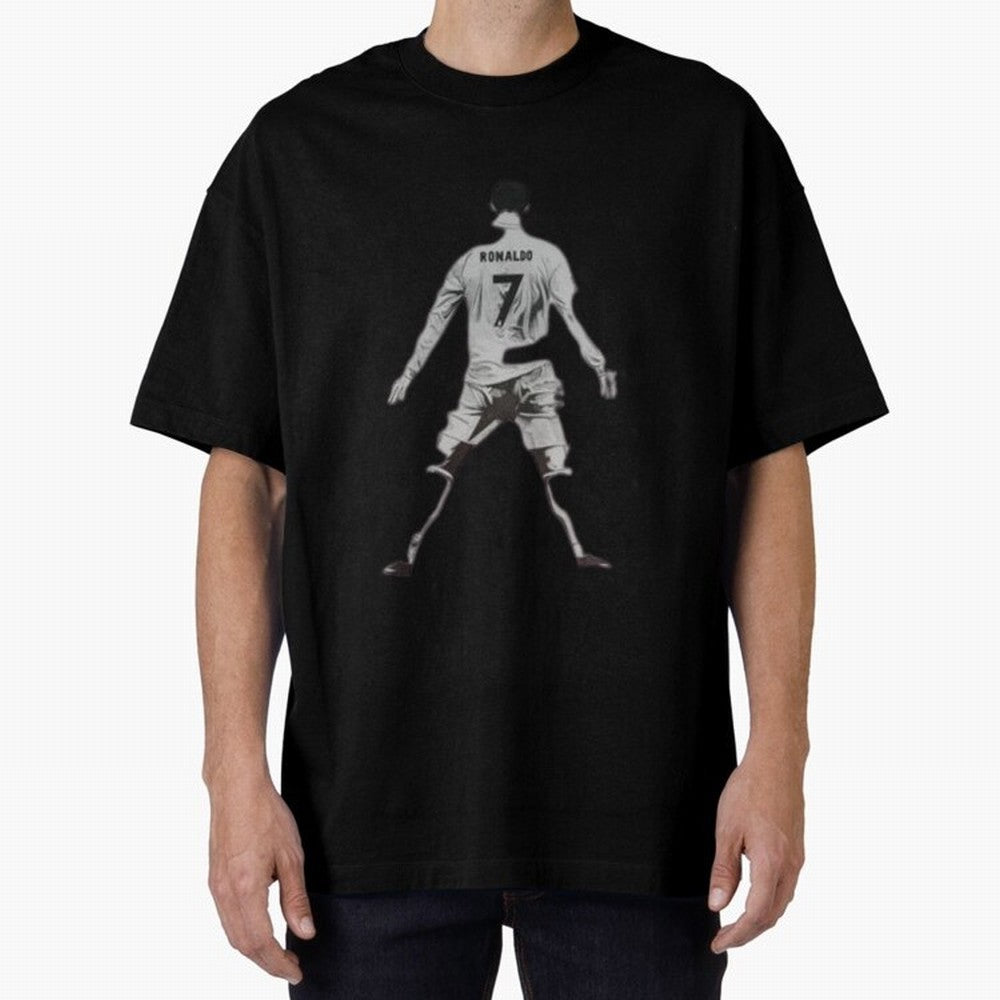 cristiano ronaldo Oversized T-Shirt Celebrate the Stars of FIFA World Cup 2026 Group Stage for Fans of CR7 and Brazil, Portugal and Argentina, Bringing Football History, Final Match Energy, Crowd Noise and Once in a Lifetime Moments; Ideal for Fans