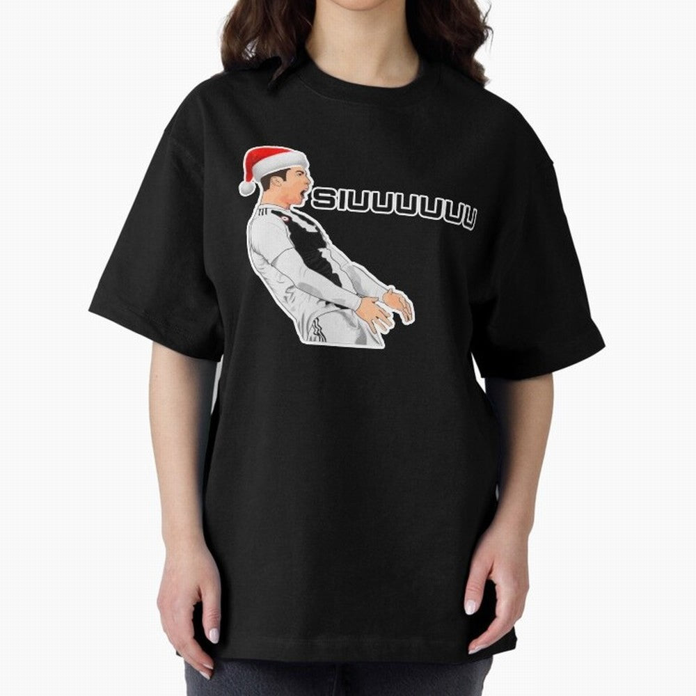 Siuuu Cristiano ronaldo funny Oversized T-Shirt Make Game Day About FIFA World Cup 2026 Group Stage with Messi, CR7 and Mbappe, Brazil Energy, Football Passion, Legendary Performances, Festival Vibes and Supporter Community; Great for Watch