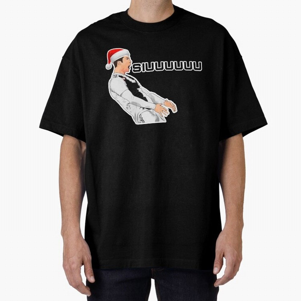 Siuuu Cristiano ronaldo funny Oversized T-Shirt Make Game Day About FIFA World Cup 2026 Group Stage with Messi, CR7 and Mbappe, Brazil Energy, Football Passion, Legendary Performances, Festival Vibes and Supporter Community; Great for Watch