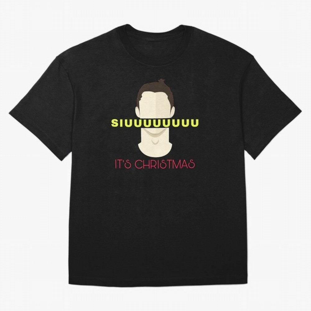Siuuu it¡¯s Christmas CR7 Oversized T-Shirt Step into FIFA World Cup 2026 Made for Neymar, Haaland and Cristiano Ronaldo, Portugal Energy, Stadium Memories, Football Loyalty, International Chants and Championship Tradition; Built for Supporters