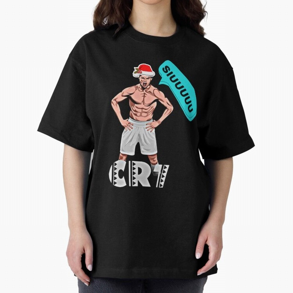 Siuuu Cristiano ronaldo Oversized T-Shirt Live the Energy of FIFA World Cup 2026 USA Canada Mexico for Fans of CR7 and Messi and Netherlands, Bringing Tournament Hype, Historic Matchups, Family Viewing Parties and Global Sports Pride; Made for