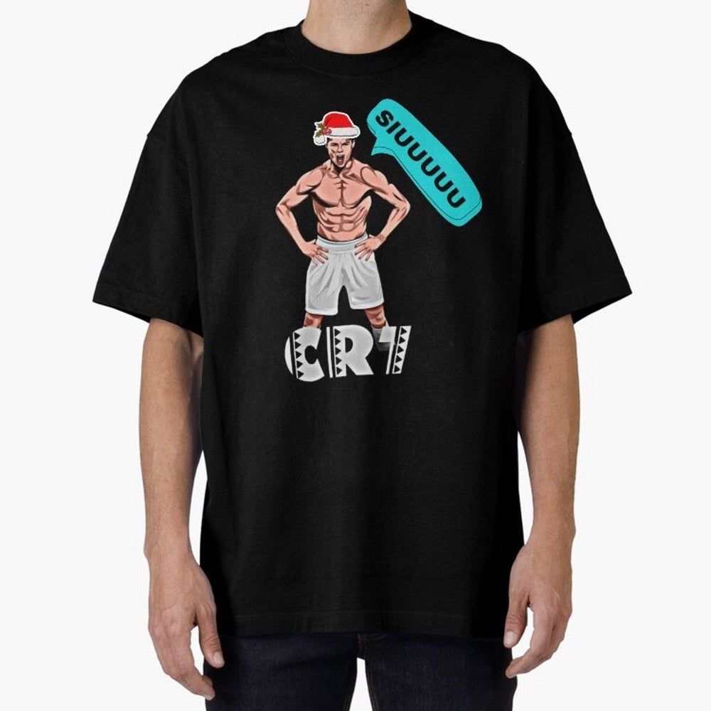 Siuuu Cristiano ronaldo Oversized T-Shirt Live the Energy of FIFA World Cup 2026 USA Canada Mexico for Fans of CR7 and Messi and Netherlands, Bringing Tournament Hype, Historic Matchups, Family Viewing Parties and Global Sports Pride; Made for