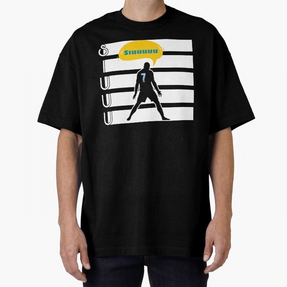 Siuuu CR7 goal Oversized T-Shirt Experience FIFA World Cup 2026 for Fans of Messi and Spain, Bringing Football History, Final Match Energy, Crowd Noise and Once in a Lifetime Moments; Perfect for Fans, Collectors, Family Gatherings, Watch Parties