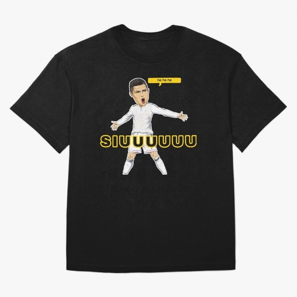hehehe suiii cristiano ronaldo goal Oversized T-Shirt Join Supporters Worldwide for Global Football Passion for FIFA World Cup 2026, Connected to Mbappe and Neymar, Spain and Netherlands, Sports Nostalgia, International Competition, Famous Players