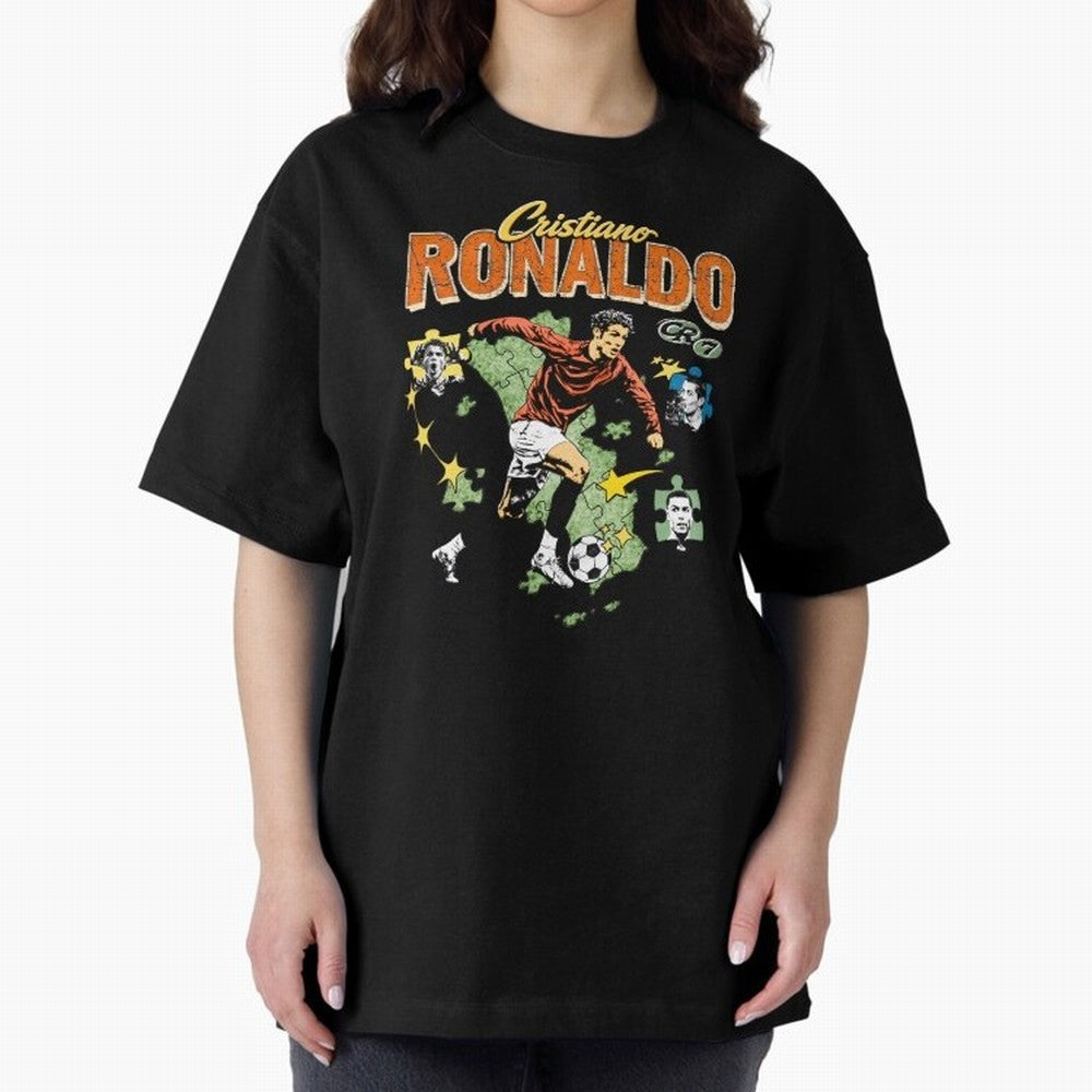 CR7 Cristiano Ronaldo Vintage Oversized T-Shirt Bring Supporter Culture to FIFA World Cup 2026 USA Canada Mexico Inspired by Haaland, Portugal Energy, Classic Soccer Heritage, Championship Pressure, Fan Loyalty and International Pride; Great for