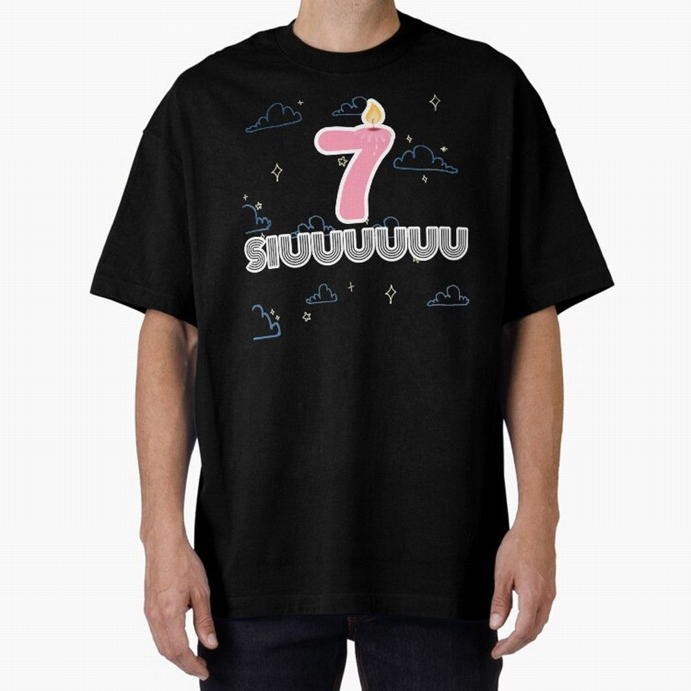 Siuuu 7 Cristiano ronaldo Oversized T-Shirt Make the Season About FIFA World Cup 2026 USA Canada Mexico for Fans of Messi and Brazil, Bringing Championship Spirit, Famous Goals, Roaring Crowds and International Football Unity; Ideal for Football