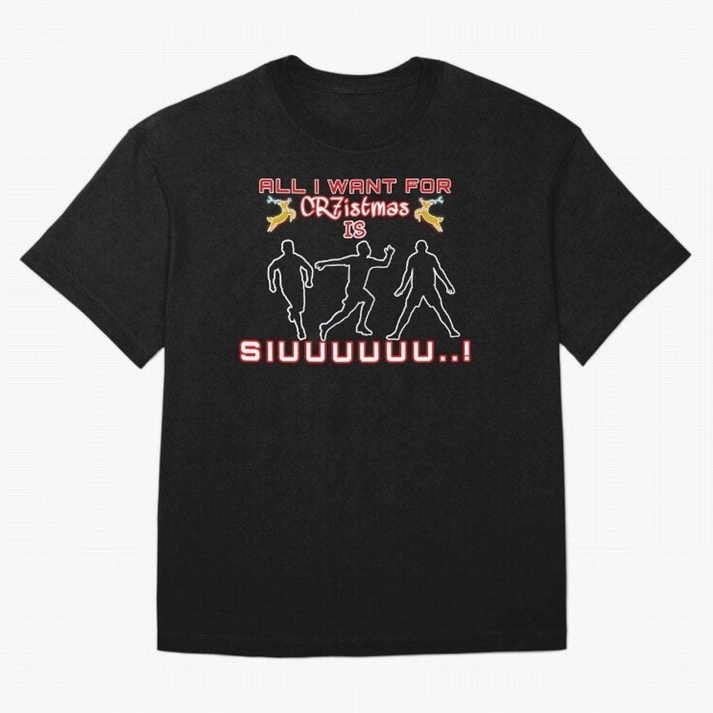 All i want for christmas is siuuu Oversized T-Shirt Follow the Road to Match Day Hype around FIFA World Cup 2026 USA Canada Mexico, CR7 and Messi, England and Germany, Soccer Culture, Superstar Moments, National Team Dreams and Competitive Fire;