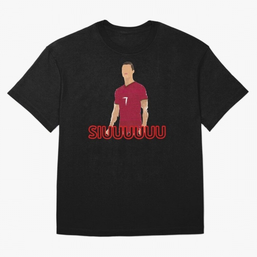 Siuuu Cristiano ronaldo goal Oversized T-Shirt Relive the FIFA World Cup 2026 USA Canada Mexico Journey through Neymar, Haaland and Cristiano Ronaldo Highlights, Argentina, France and Brazil Pride, Stadium Chants, National Pride, Trophy Dreams and
