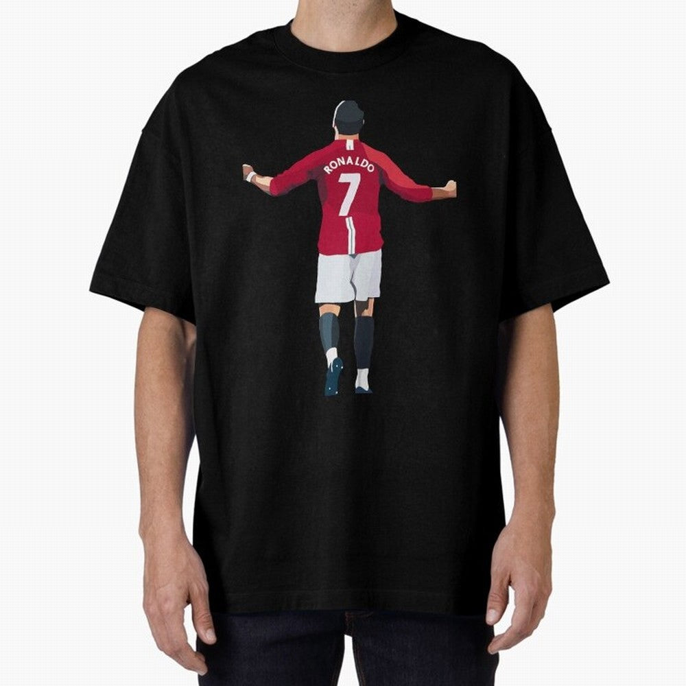 Legend Cristiano Ronaldo Oversized T-Shirt Back the Journey through Match Day Hype around FIFA World Cup 2026 Group Stage, CR7, England, Vintage Soccer Flavor, Modern Football Stars, National Flags and Final Night Emotion; Built for Supporters